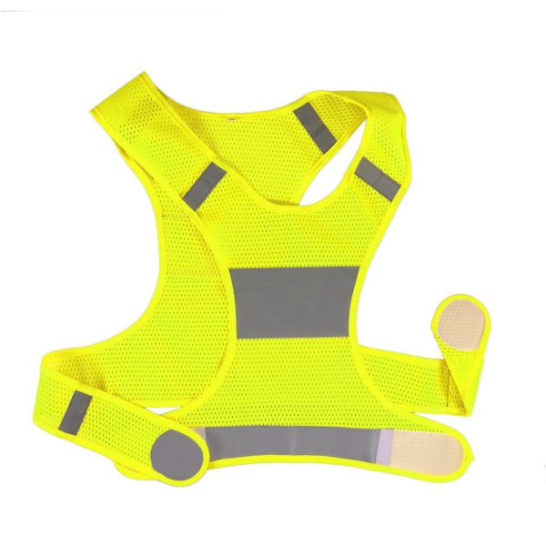 Gilet jaune de sécurité fluo adulte (vélo, running, trottinette)