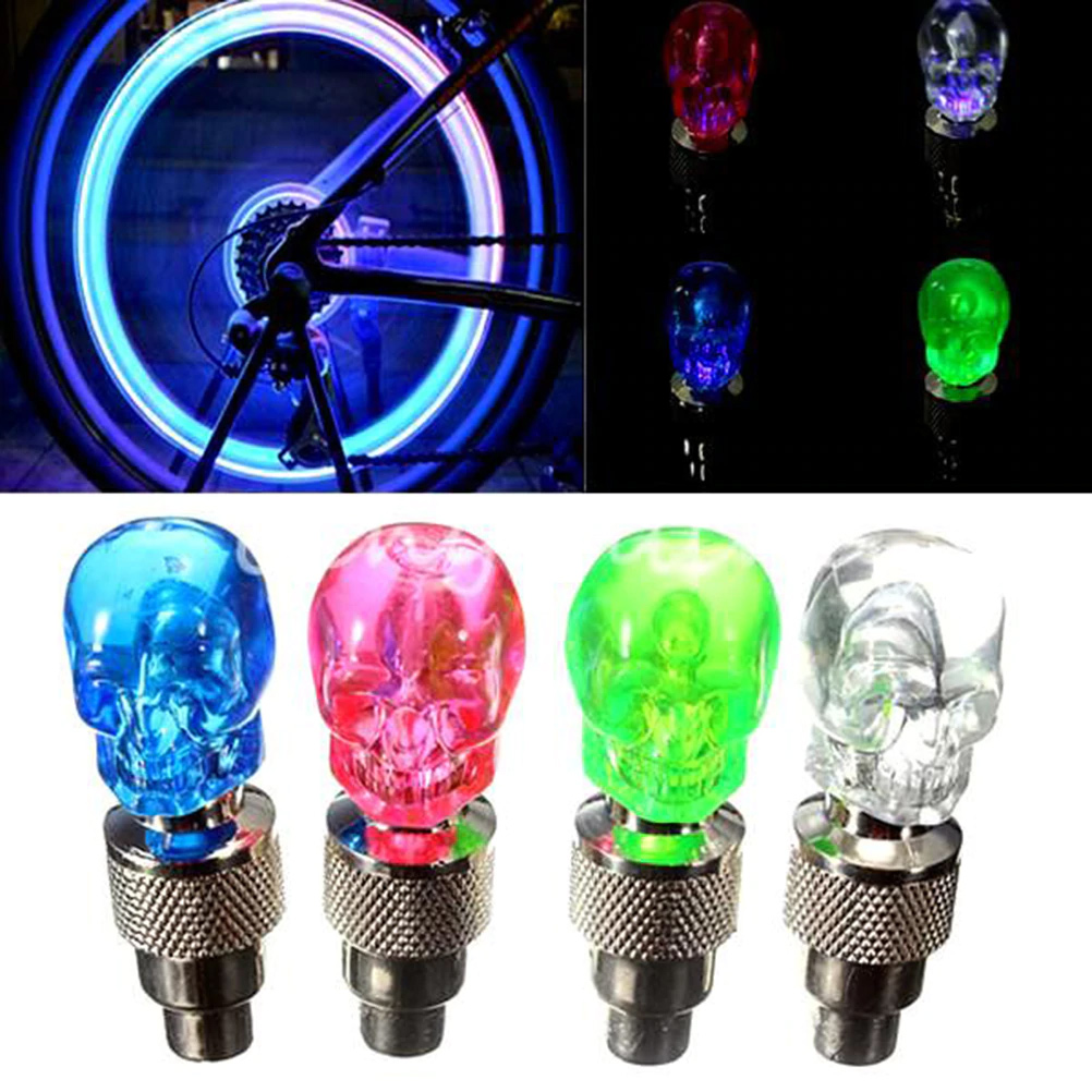 Bouchons de valves lumineux roues vélo LED – Le Gilet Lumière