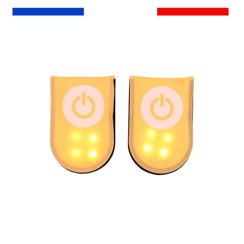 Clip magnétique led universel (vêtement – sac) x2 – Le Gilet Lumière